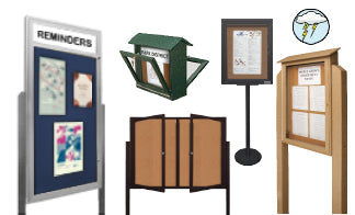 Free Standing Outdoor Bulletin Boards