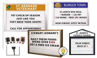 Outdoor Reader Boards and Marquee Signs