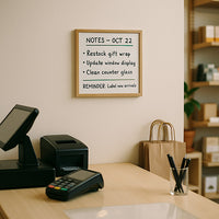 12x12 Wood Framed White Board Dry Erase Marker Boards