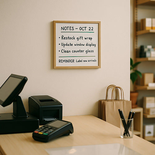 12x12 Wood Framed White Board Dry Erase Marker Boards