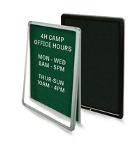 30x36 Indoor Felt Letter Board with 2 Frame Finishes