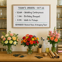 12x24 Wood Framed White Board Dry Erase Marker Boards