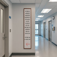 12x72 Wood Framed White Board Dry Erase Marker Boards