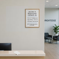 Value Line 14x22 Wood Framed White Board, Dry-Erase Markerboard with Melamine Surface Panel and Three Hardwood Finishes