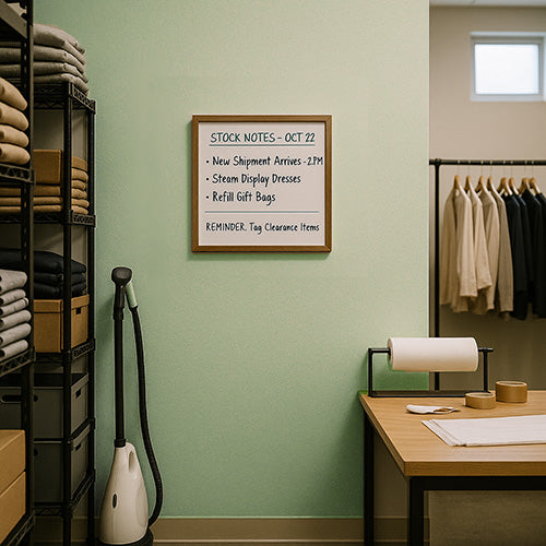 14x14 Wood Framed White Board Dry Erase Marker Boards