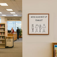 16x16 Wood Framed White Board Dry Erase Marker Boards