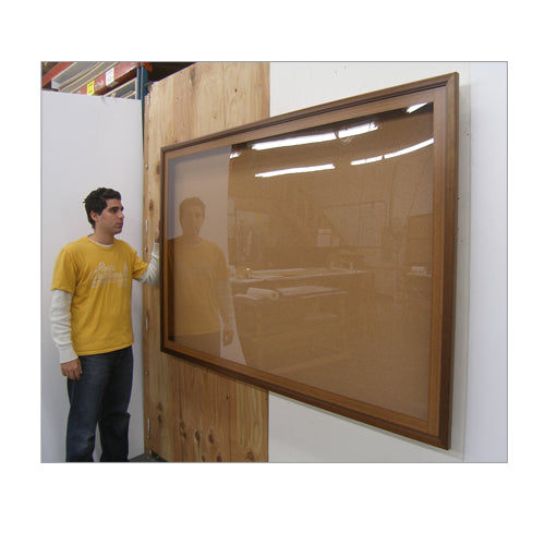 Shown in Walnut Wood Frame (Standard Cork Board Backing)