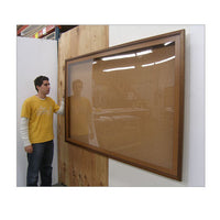 Shown in Walnut Wood Frame (Standard Cork Board Backing)