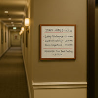 18x18 Wood Framed White Board Dry Erase Marker Boards