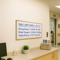 18x36 Wood Framed White Board Dry Erase Marker Boards