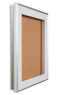 24 x 36 Designer Metal Bulletin Board SwingFrames with Lights