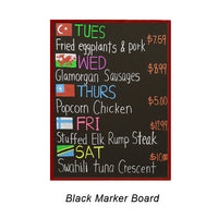 VALUE LINE 30x30 BLACK DRY ERASE BOARD with WOOD FRAME