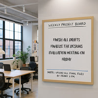 30x36 Wood Framed White Board Dry Erase Marker Boards