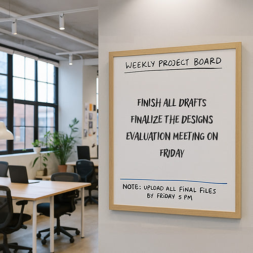 30x36 Wood Framed White Board Dry Erase Marker Boards