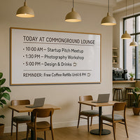 36x72 Wood Framed White Board Dry Erase Marker Boards