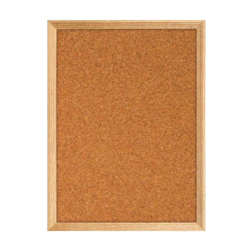 DECORATIVE WOOD FRAMED CORK BULLETIN BOARD 48x60 (SHOWN IN PORTRAIT)