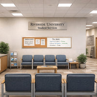 Value Line Combo Board 24x96 Wood Framed Cork Bulletin Marker Board (Open Face with Wood Trim)