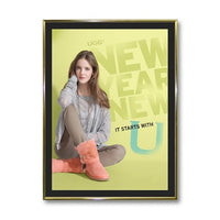 8x10 Picture Frames with Matboard (Classic Metal Poster Display)