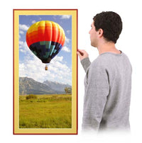Colorful Classic Picture Frames with Matboard (Metal Poster Displays)