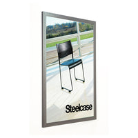 SLIM DESIGN (7/8" OVERALL DEPTH) FOR CARBON STEEL POSTER PICTURE FRAMES 36x48 