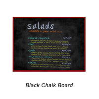 VALUE LINE 12x12 BLACK CHALK BOARD with WOOD FRAME BORDER