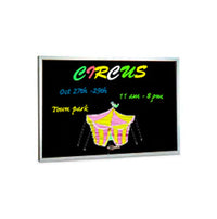 Indoor Dry Erase Black Marker Boards with Sliding Glass Doors