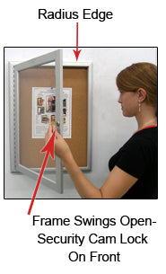 Indoor Enclosed Menu Cases (Radius Edge)