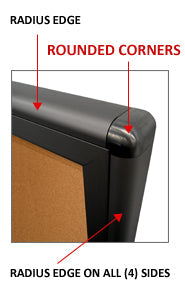 Indoor Menu Cases (8.5 x 11 Landscape Menus) (Rounded Corners)