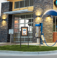 SwingCase Standing 19x31 Outdoor Bulletin Board Enclosed with 2 Posts (One Door)