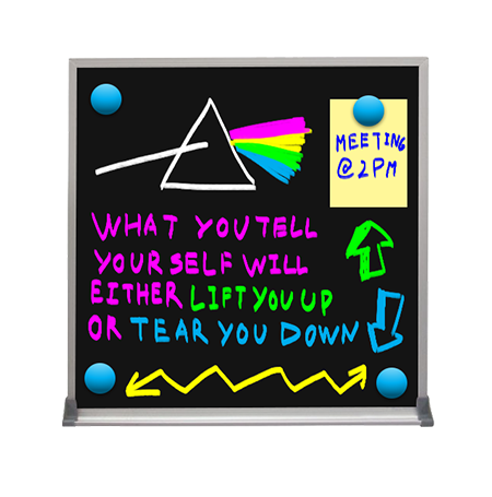 48x48 Magnetic Black Dry Erase Marker Board with Aluminum Frame