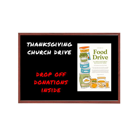 Wood Frame 36x84 Magnetic Black Wet Erase Marker Board | Porcelain on Steel