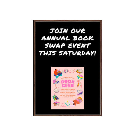 Wood Frame 72x48 Magnetic Black Wet Erase Marker Board | Porcelain on Steel