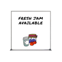 Value Line16x16 White Dry Erase Marker Board with Aluminum Frame