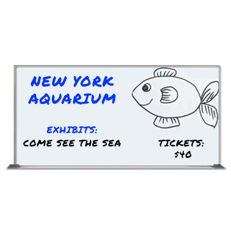 Value Line 24x48 White Dry Erase Marker Board with Aluminum Frame