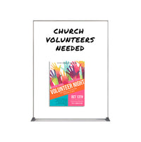 12x16 Magnetic White Dry Erase Marker Board with Aluminum Frame