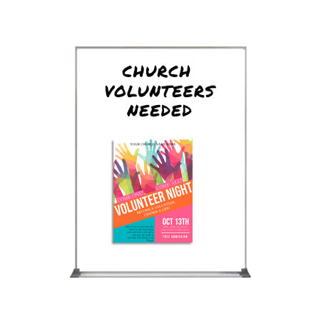 12x16 Magnetic White Dry Erase Marker Board with Aluminum Frame