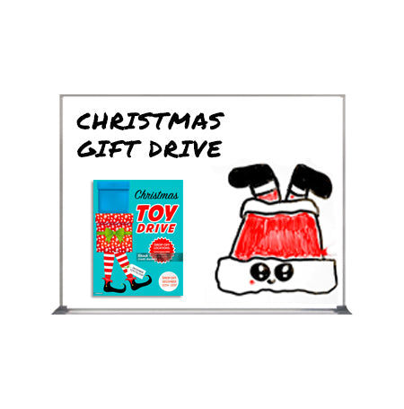 12x16 Magnetic White Dry Erase Marker Board with Aluminum Frame