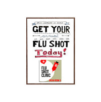 14x22 Magnetic White Dry Erase Marker Board with Wood Frame