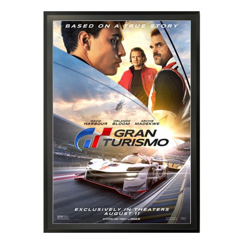 Classic Movie Poster Frame 27x40 | Metal Poster Frame with Matboard + 7 Metal Finishes