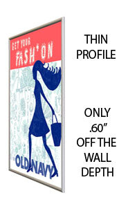 8.5x11 Quick Change Snap Frames | Poster Grip Frames | 8.5x11 Quick Clip Poster Frames