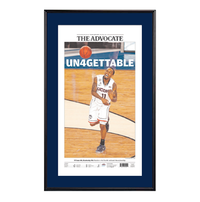 UCONN Huskies Men and Women Championship Newspaper Metal Display Frame