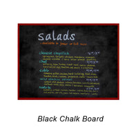 30x30 MAGNETIC BLACK CHALK BOARD with PORCELAIN ON STEEL SURFACE 