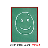 11x17 MAGNETIC GREEN CHALK BOARD with PORCELAIN ON STEEL SURFACE (SHOWN IN PORTRAIT ORIENTATION)
