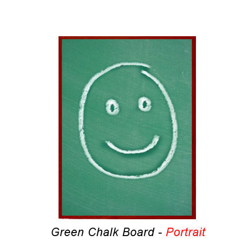 30x30 MAGNETIC GREEN CHALK BOARD with PORCELAIN ON STEEL SURFACE