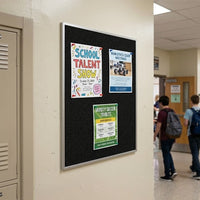 Value Line 20x30 Vinyl Covered Bulletin Display Board Portrait or Landscape