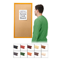 18" x 36" Open Face Wood #361 Framed Bulletin Board