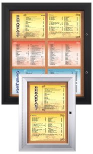 Weather Proof Menu Displays | Weather Resistant Menu Cases