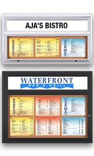 Weather Proof Menu Displays | Weather Resistant MenuCases