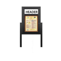 MENU CASE SHOWN: 11 x 14 SINGLE MENU | AVAILABLE IN SILVER, BLACK, DARK BRONZE & GOLD