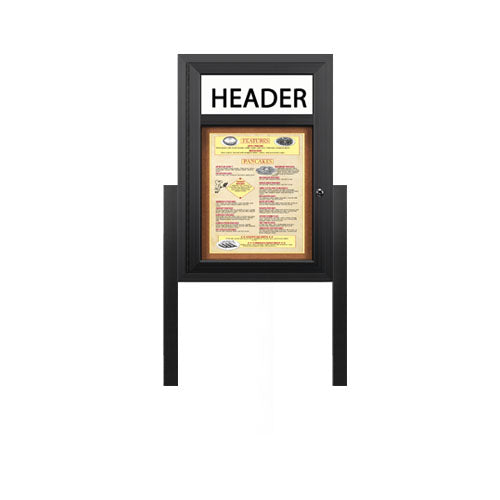 MENU CASE SHOWN: 11 x 14 SINGLE MENU | AVAILABLE IN SILVER, BLACK, DARK BRONZE & GOLD